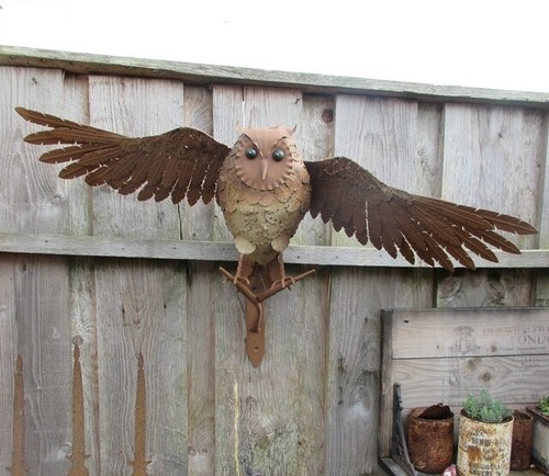 Grande déco murale - grande, hibou