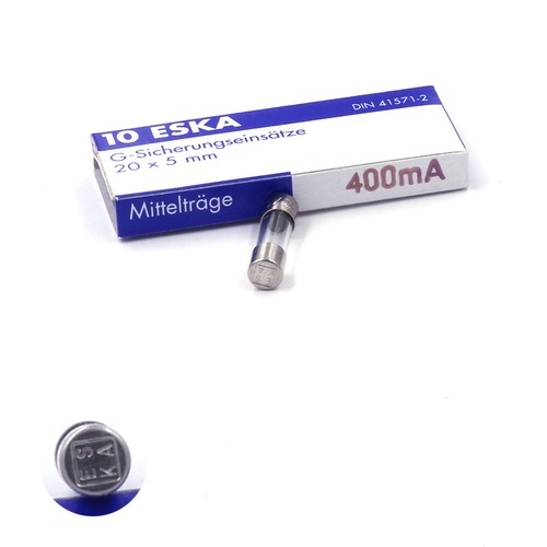 Fusible verre 5x20 moyen - fusible,