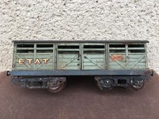 Ancien wagon Etat en métal /