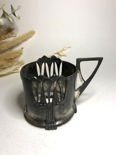 Ancien porte verre avec - porte-verre,