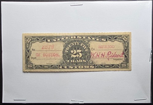 United states customs - states, 1904