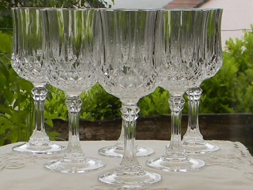 Verres vin blanc en - 6, à
