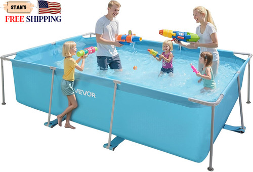 Frame above ground swimming - ground,