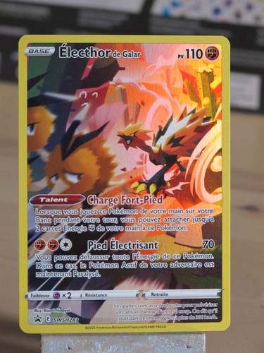 Carte pokémon electhor - carte,