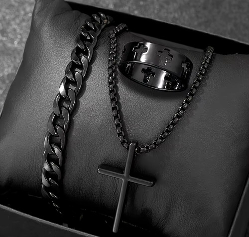 Ensemble bijoux homme - ensemble, chaine