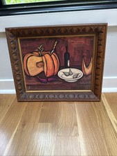 Bernard Buffet 1955 Vintage Signed Print - Size 14” x 17”