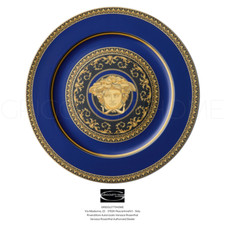 Versace Rosenthal Medusa Blue
