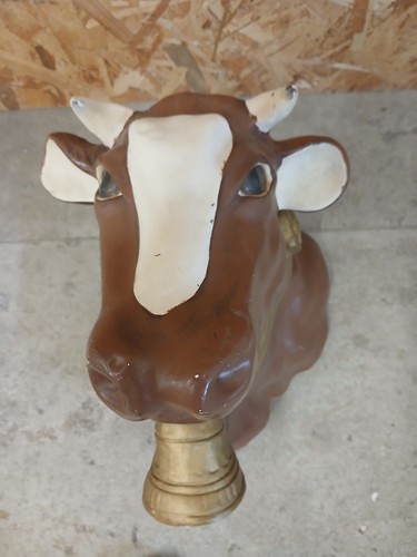 Tete vache resine - resine, (