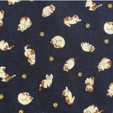 Tissu Japonais Chats