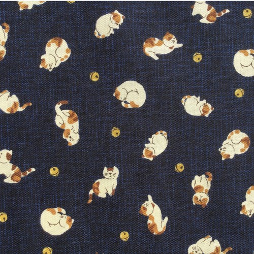 Tissu japonais chats - japonais,