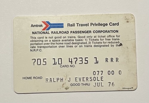 Vintage 1976 amtrak rail - vintage,