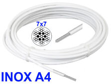 Câble INOX A4 Gainé Blanc