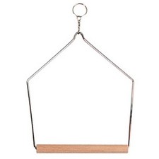 BALANCOIRE AVEC PERCHOIR BOIS