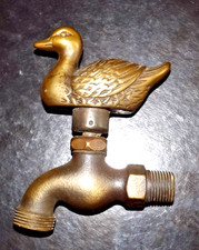 BEAU ROBINET CANARD  EN BRONZE