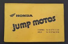 Antique Honda Yellow Hornet Jump Motorcycles Grey Card Case Document Holder