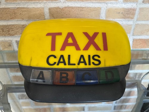 Véritable enseigne taxi - véritable,
