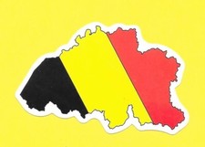 Sticker - flag - Belgium