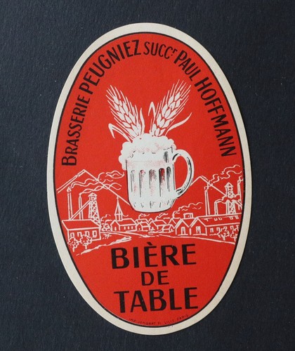 Old label table beer brewery - old,