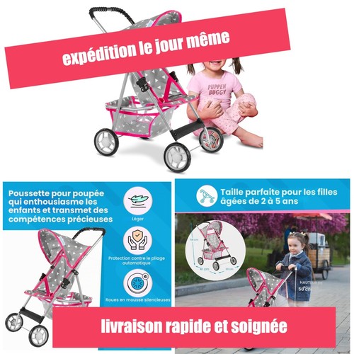 Poussette pour poupée