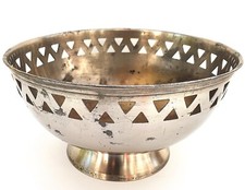 COUPE EN LAITON ARGENTÉ