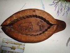 ANCIEN MOULE A BEURRE EN BOIS