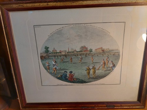 Gravure ancienne cricket - gravure,