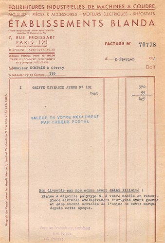 1932 fournitures industrielles - 1932,