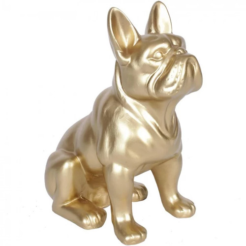 Statue résine chien - en,