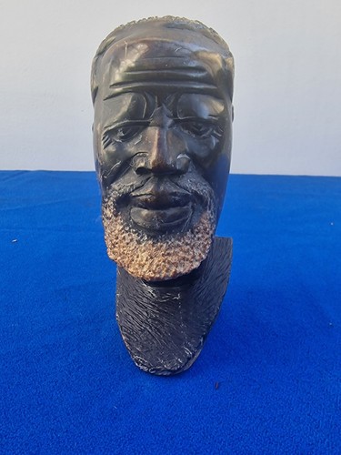 Buste tête homme barbu
