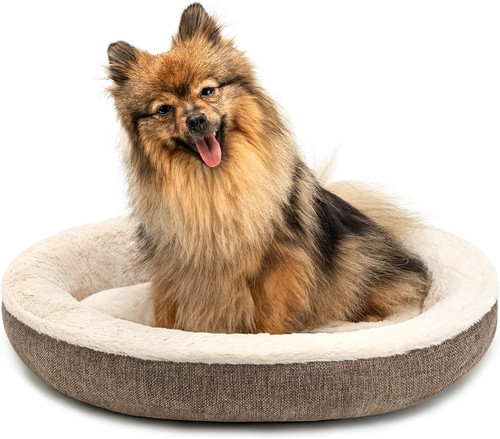Lit donut rond pour chien - lit, et