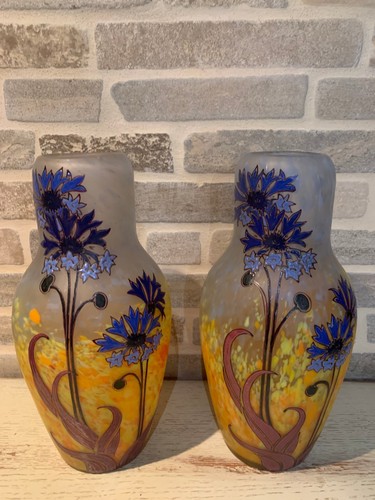 Paire vases legras - paire,