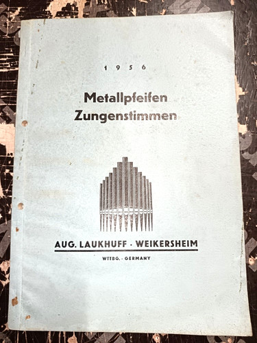 Orgue catalogue katalog - orgue, der