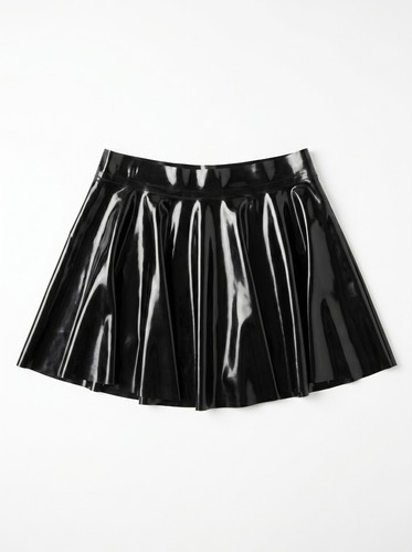 New mini jupe noire latex - mini,