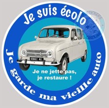 STICKER JE SUIS ECOLO JE GARDE