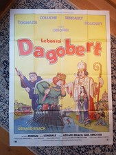 Affiche 1984 LE BON ROI DAGOBERT 120x160 COLUCHE Ugo TOGNAZZI DIno RISI