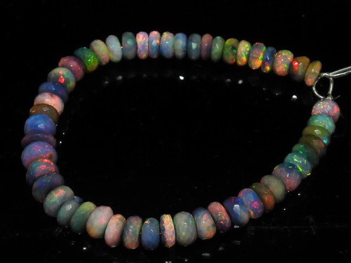 Perles rondelles facettes