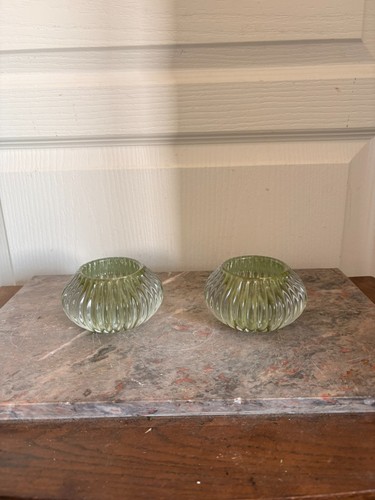 Paire photophore bougeoir rond - paire,