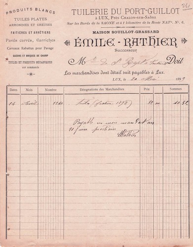 Lux tuilerie rathier 1899 - 71,