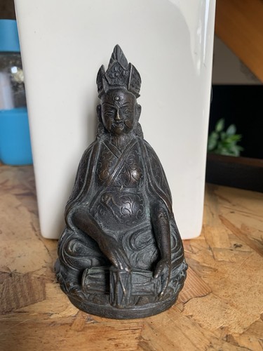 Statue bouddhisme bronze du - statue,