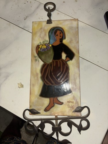 Ancienne plaque ceramique - ancienne,