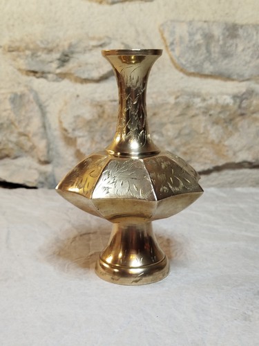 Vase laiton indien - vase,