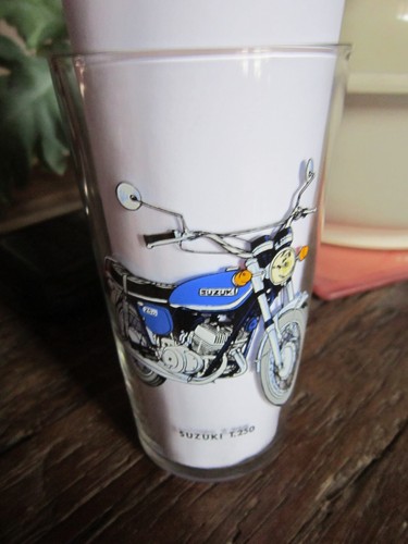 Ancien verre vintage moutarde - ancien,
