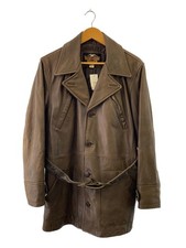 HARLEY DAVIDSON Leather Jacket Blouson L Cowhide BRW Plain 40425 Used