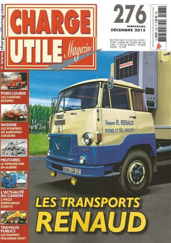 Charge utile 276 transports - charge,