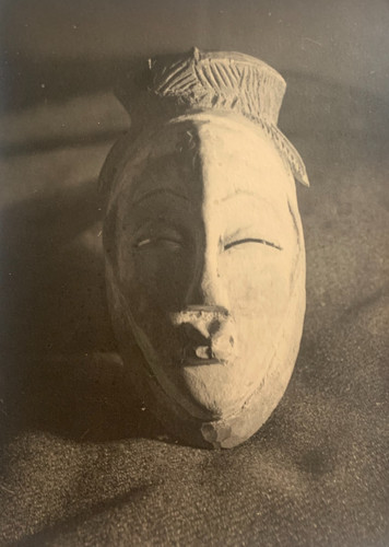 Old photograph african - old, mask