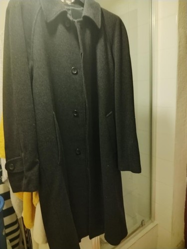 Pardessus homme noir long - , xl