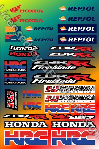 Cbr 600rr autocollants - cbr, moto