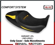 Costanza 1 Velvet Comf saddle cover yellow Ducati Diavel 1260 S 2019>2021