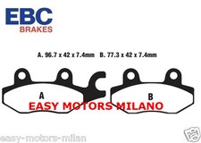 FA165TT EBC Paire Plaquettes Frein Arrière Yamaha Dx Quad YFM Wolverine 450 2006