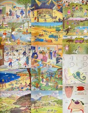 LOT de 10 Anciennes Affiches